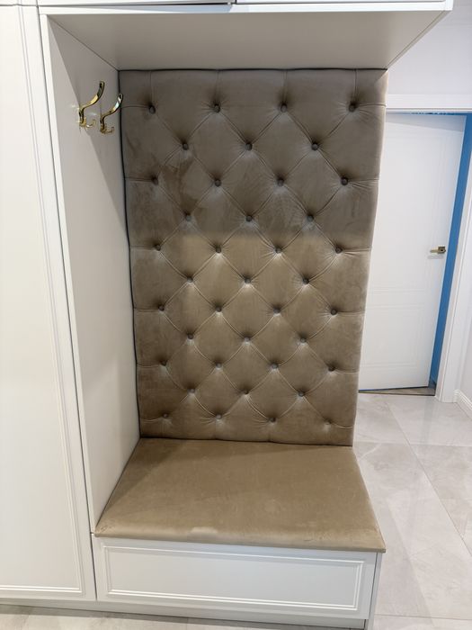 Panel tapicerowany wnęka siedzisko obicie