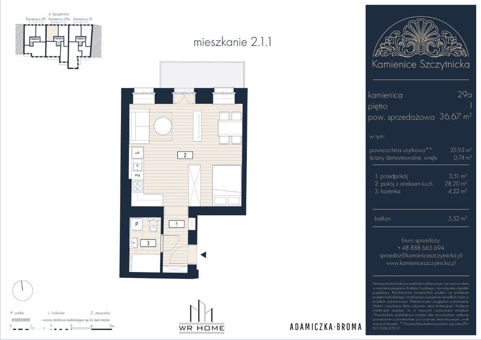 Kamienice Szczytnicka Apartament cent. Wrocławia