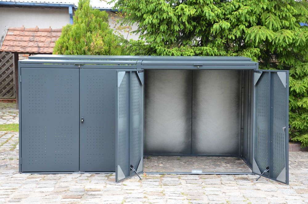 Wiata Altana Śmietnikowa Zabudowa Kontenera Kosza na odpady 660/1100 L