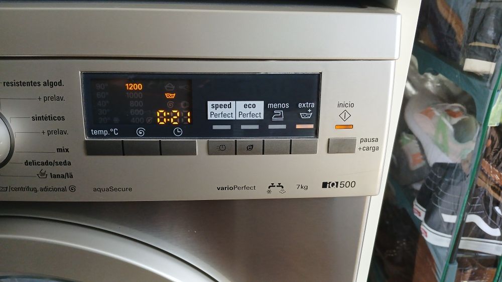 Máquina roupa Siemens inox para peças