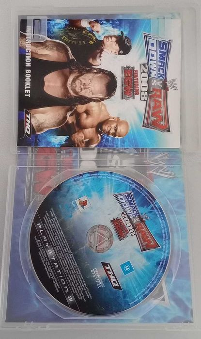 Jogo PS3 – Smack Down VS Raw 2008