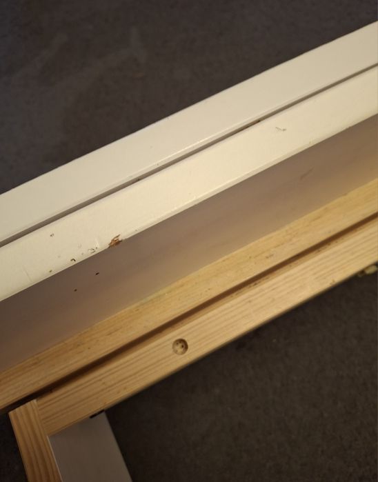 Rozsuwane łóżko SUNDVIK IKEA  białe