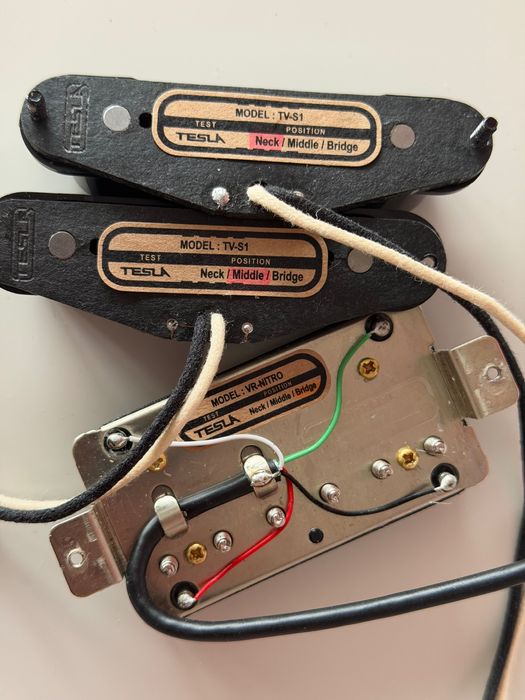 Pickupy TESLA HSS Set - nowe