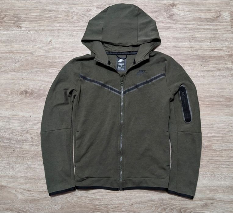 Кофта nike tech fleece оливкова