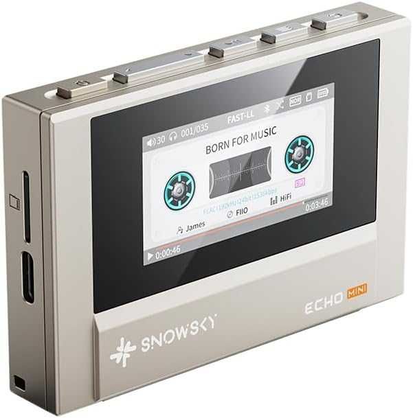 Fiio SnowSky Echo Mini – Hi-Fi Аудіоплеєр: Ретро-Шик,Подвійний CS43131