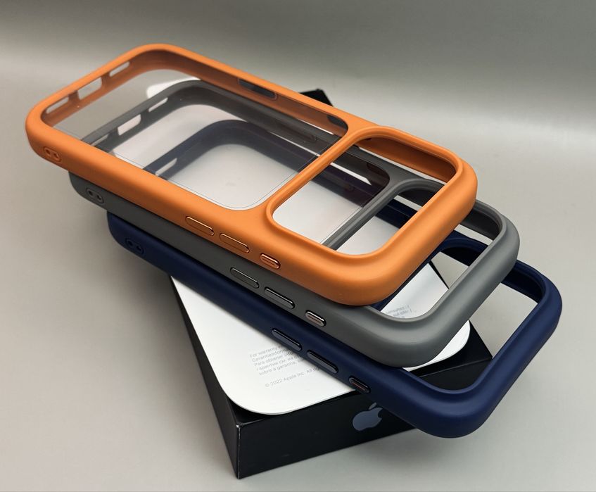 Чехол на iPhone 17 Pro Max Orange, 17 Pro Blue, 17 Pro Max Silver