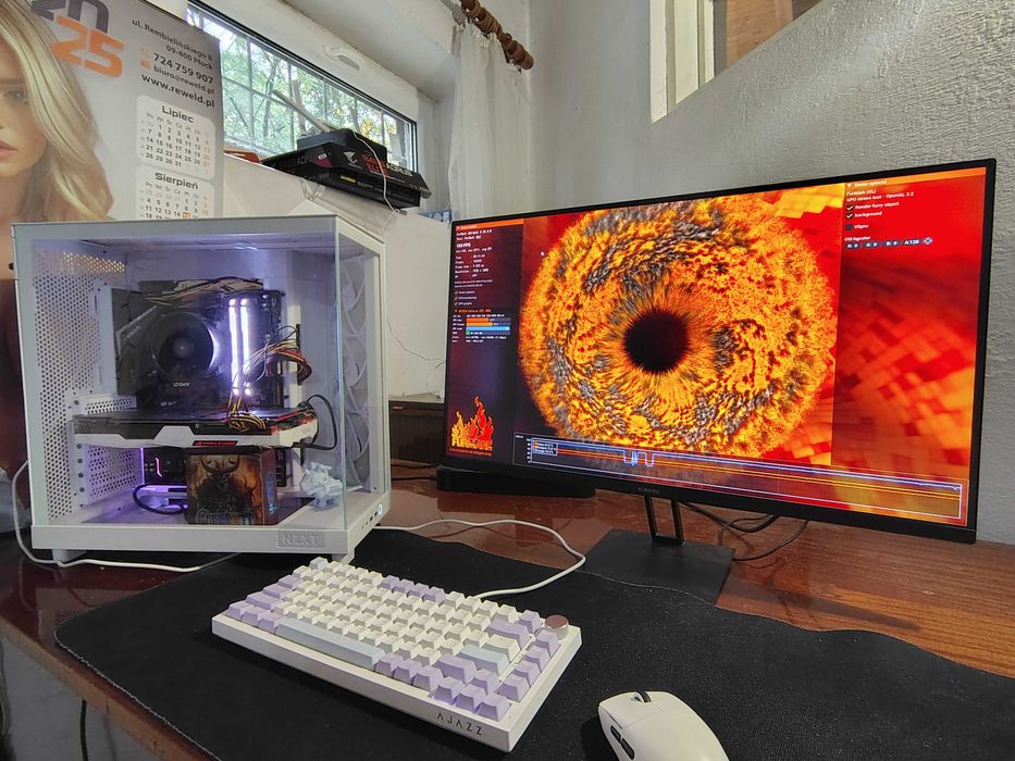 Komputer gamingowy Ryzen 5 2600X, GTX 1080 8GB, 16GB RAM, SSD 512GB, Win 11