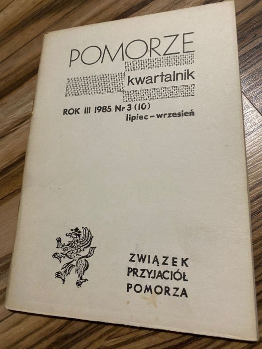 Pomorze, kwartalnik 1985