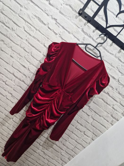 Sukienka burgund nowa