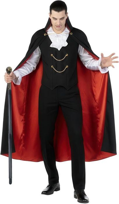 Kostium Mroczny Wampir Mężczyzna Halloween Rozmiar L