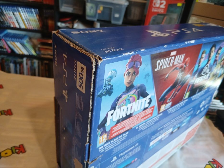 Konsola PS4 SLIM 500gb oryginalny karton (dość rzadki wypust) sklep