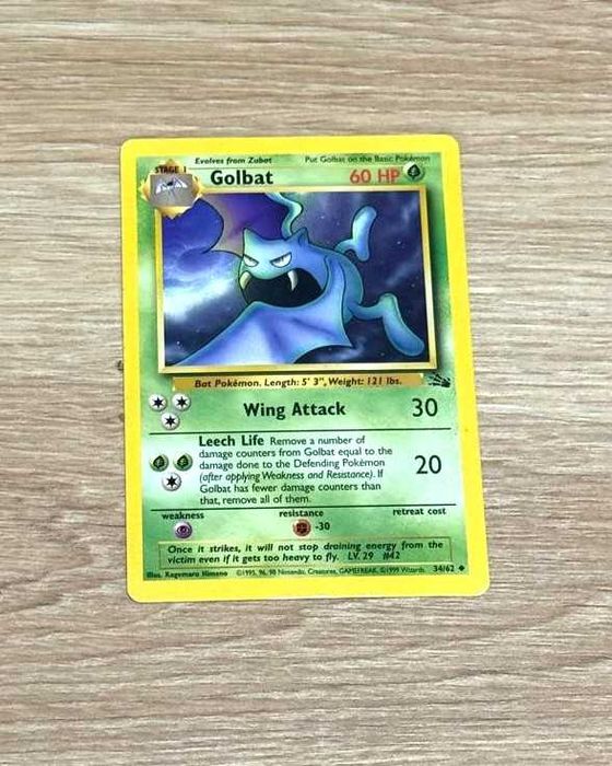 Fossil Cartas Originais Pokémon TCG WOTC - ING