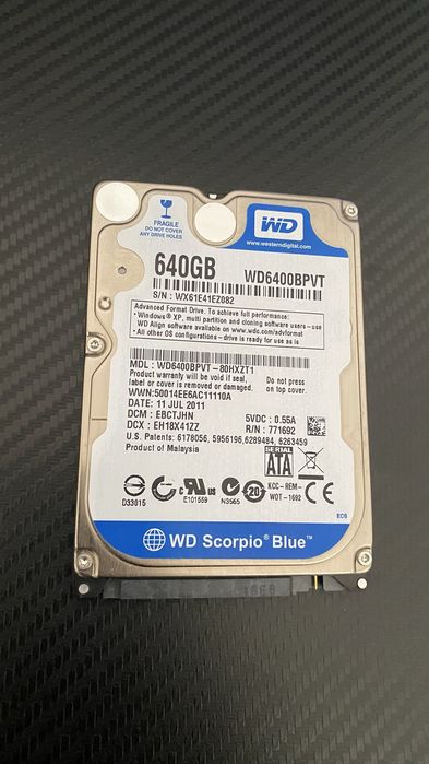 Disco HDD 640gb Sata