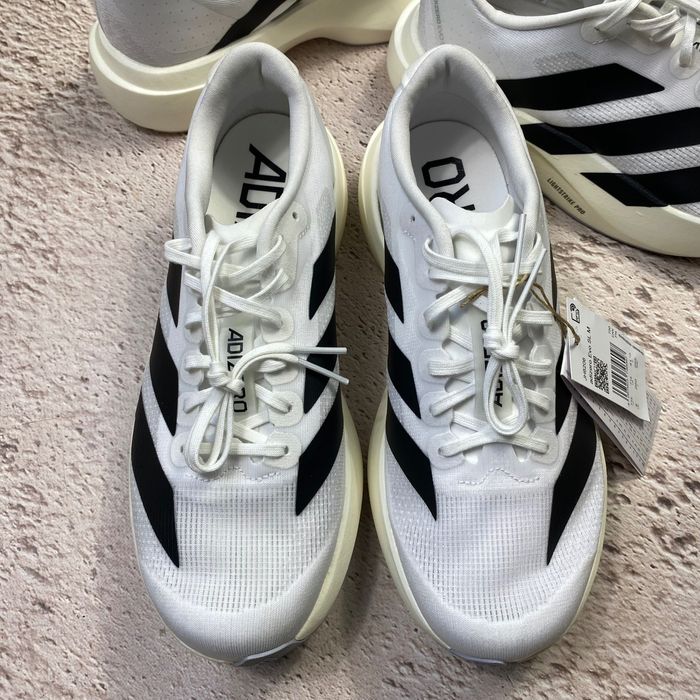 jh6206 нові елітні бігові кросівки adidas adizero evo sl white