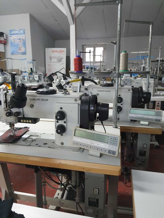 Maszyna do szycia Durkop Alder 767 potrójny transport ciężkie szycie