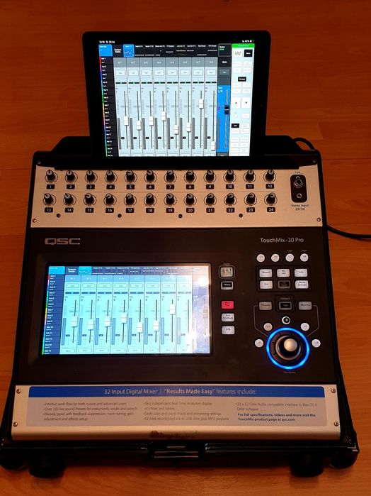 QSC TouchMix 30 Pro + Case Stagebox – Okazja!