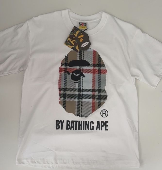 Футболка Bape (A Bathing Ape) біла | тренд 2026 | топ якість