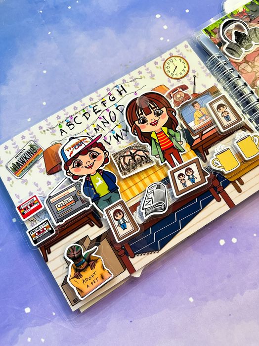 Інтерактивна книга-гра “Stranger Things” + стікери . Дивні дива