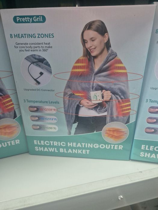 Електроковдра плед з підігрівом від Powerbank