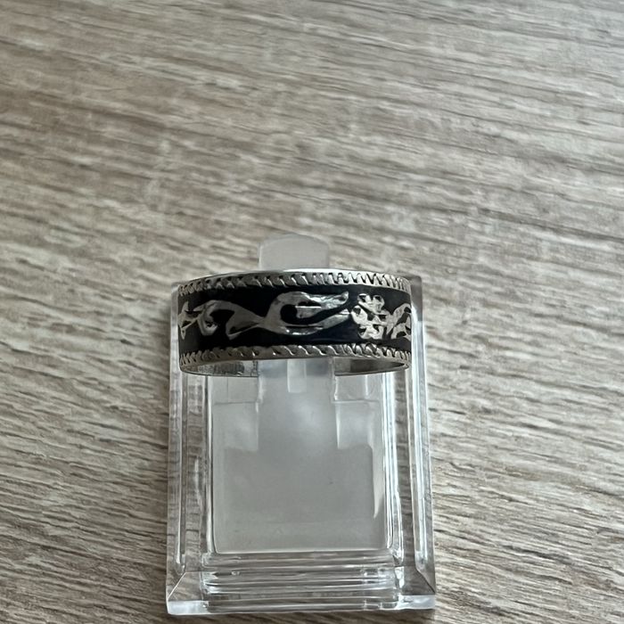 Серебряное винтажное кольцо 875-й пробы СССР
