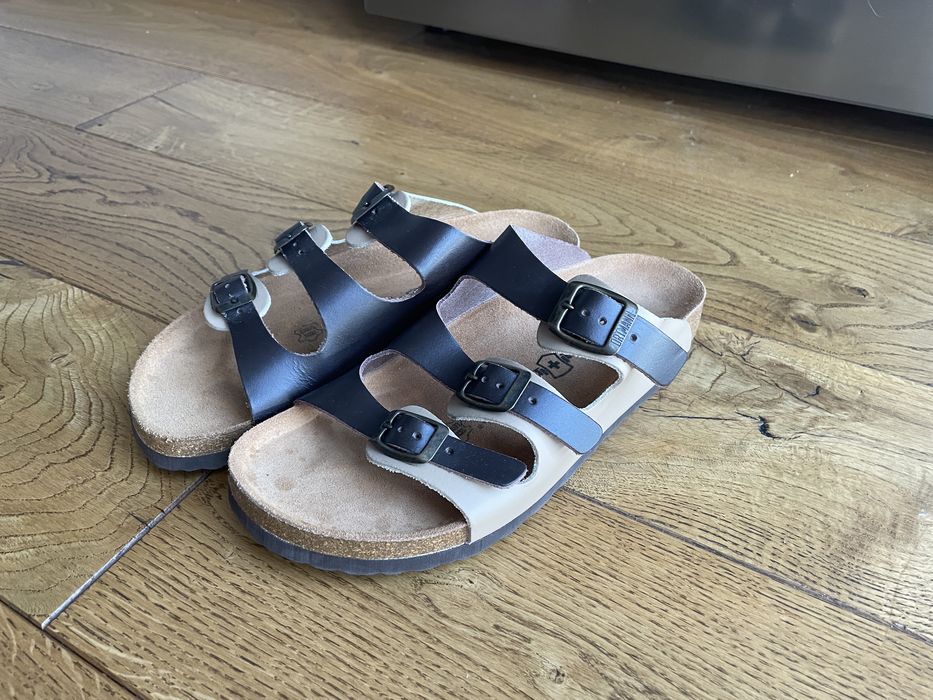 Шлёпанцы, тапки ортопедические Ortmann, кожа, размер 38, стелька 25