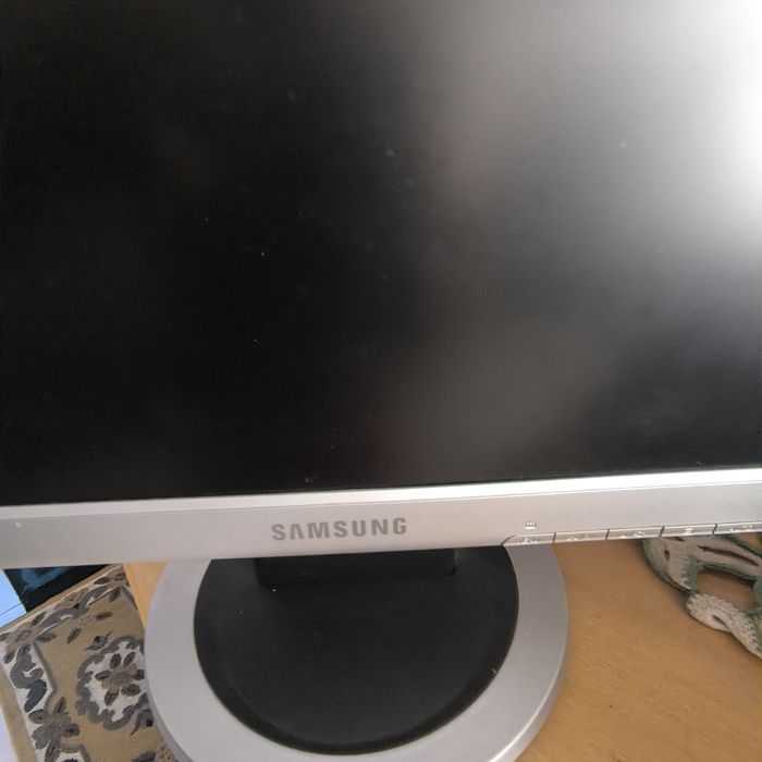 Monitor Samsung e cds de informática  as respetivas revistas