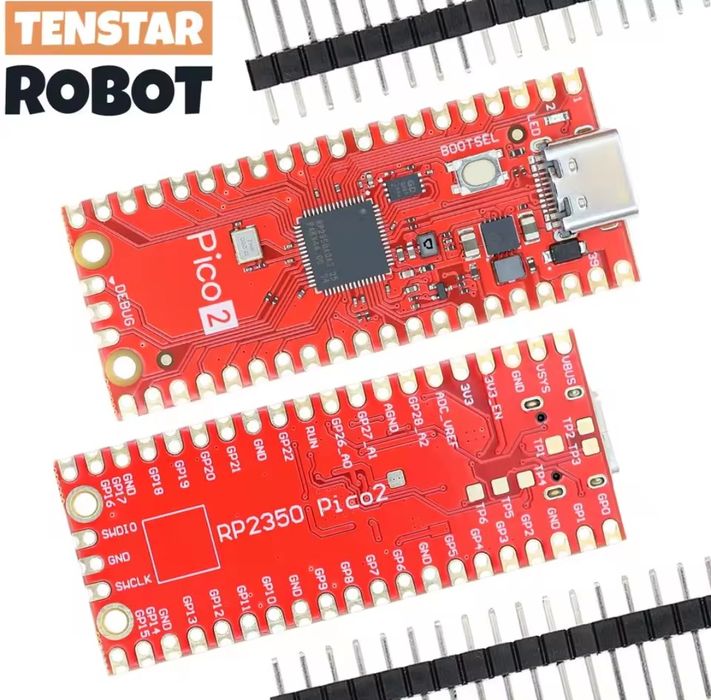 Raspberry Pi Pico 2 (RP2350), 520kb SRAM, 4Mb Flash