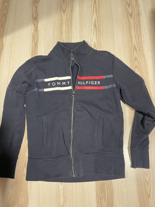 Tommy Hilfiger M 48-50  синя кофта зіппер оригинал
