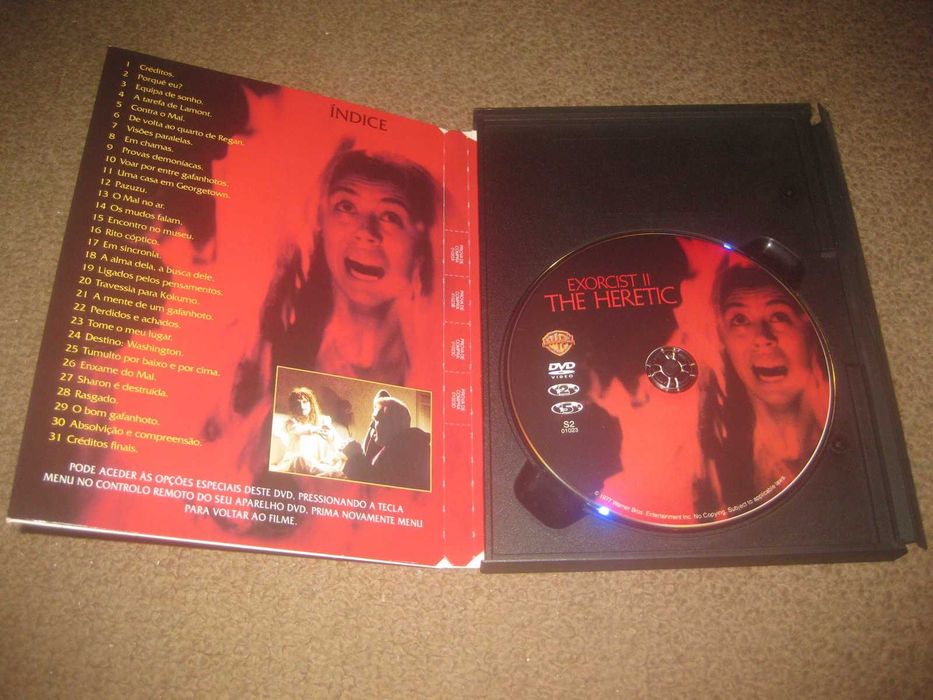 DVD "Exorcista II - O Herege" com Linda Blair/Snapper/Raro!