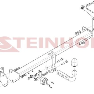 Engate de Reboque Ford Tourneo Connect 2022+ | Vw Caddy 2020+