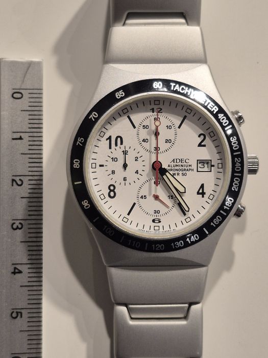 Zegarek ADEC aluminiowy. Przesyłka darmowa.