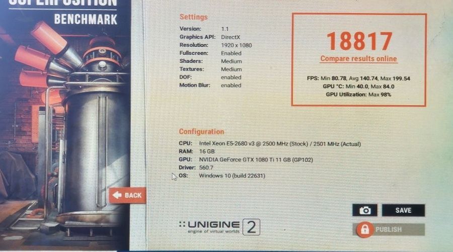 GeForce gtx 1080Ti 11gb