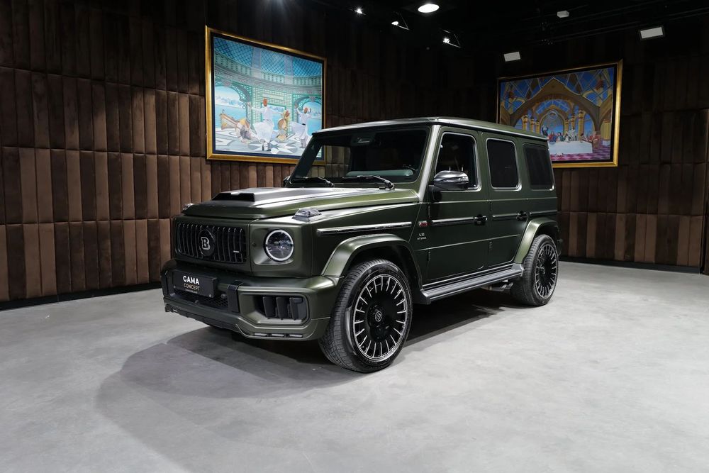 Mercedes-Benz Klasa G G63 Brabus, Green Magno, Manufaktur, Salon Polska, FV23%