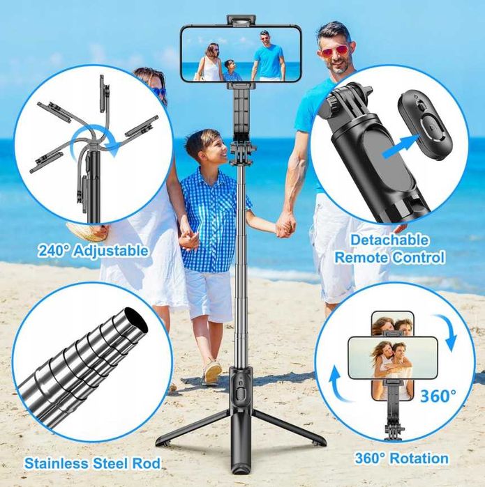 Selfie-stick SelfieShow Q01 czarny