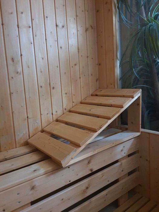 Sauna fińska Aquaroom A-801 + piec 6kW + półki szklana oświetlenie