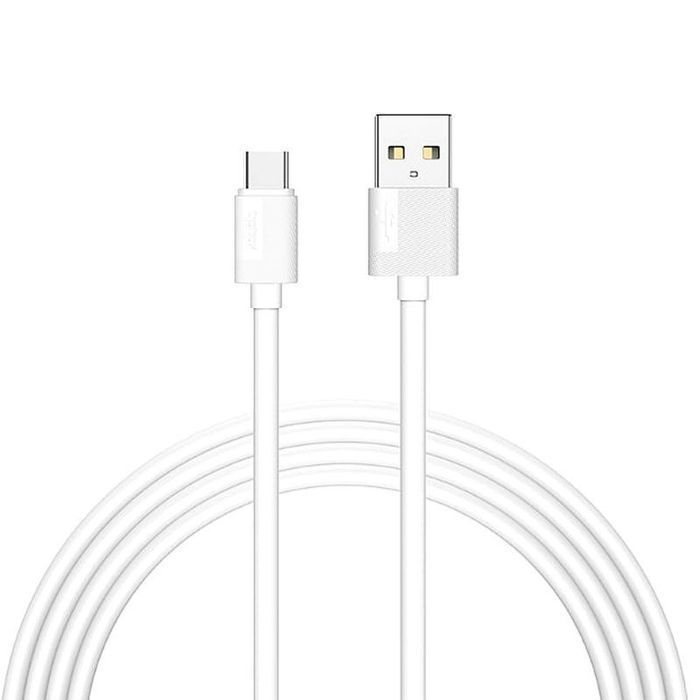 Kabel T-Phox nets Type-C white 3A ; PVC ; 1.2M