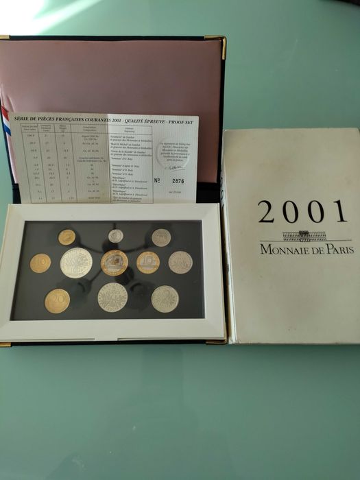 Uma Carteira Proof de 2001 France