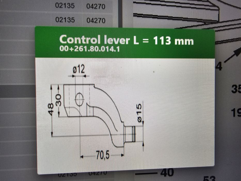 Rolka krzywka pottinger zgrabiarka