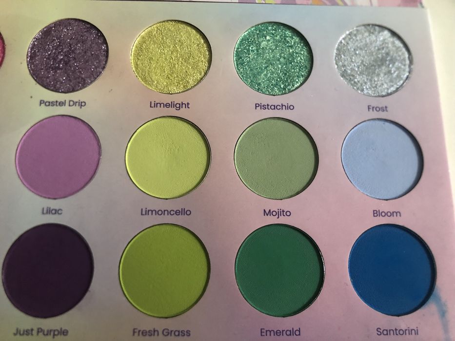 Mexmo pastel drip paleta cieni do oczu