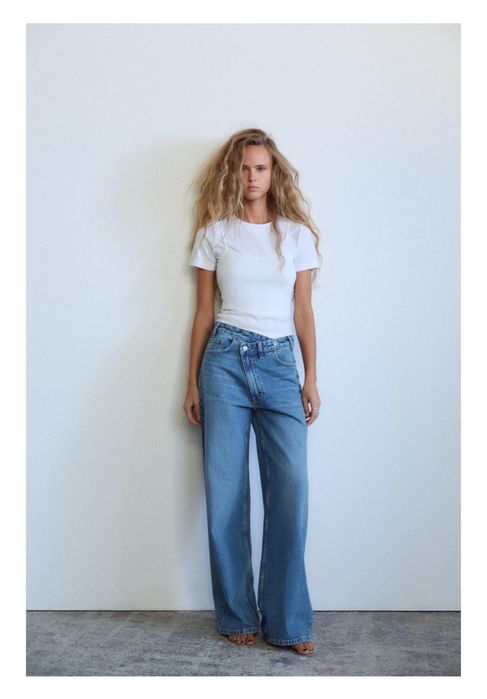 ZARA Джинси Нові з біоками  44 европейський XXL