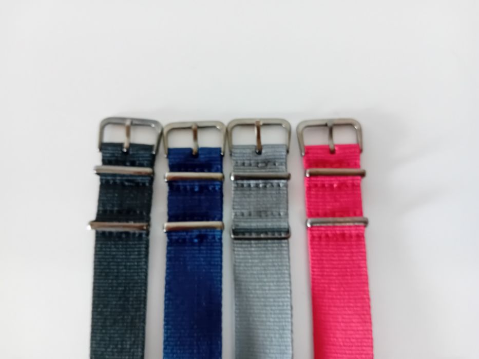 Braceletes Nato Nylon Partes Metálicas Escuras Seiko Citizen Tissot