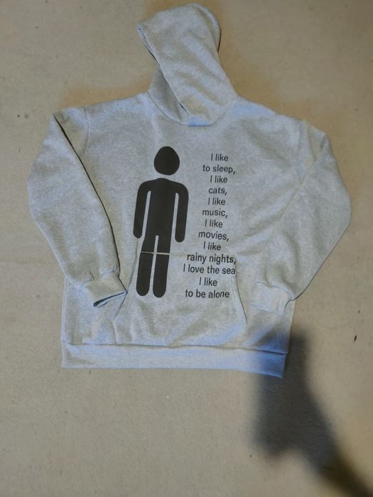 Серое худи I like