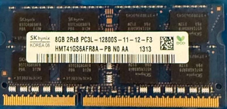 Hynix 8 GB DDR3L SO-DIMM 1600 MHz — оперативна пам’ять ноутбука