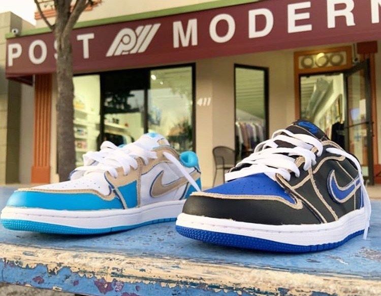 (r. 44) NIKE Jordan 1 Low SB QS Lance Mountain Desert Ore CJ7891,-200