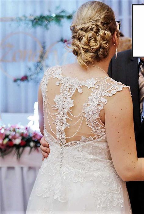 Suknia ślubna Glamour Ametyst rozmiar 42