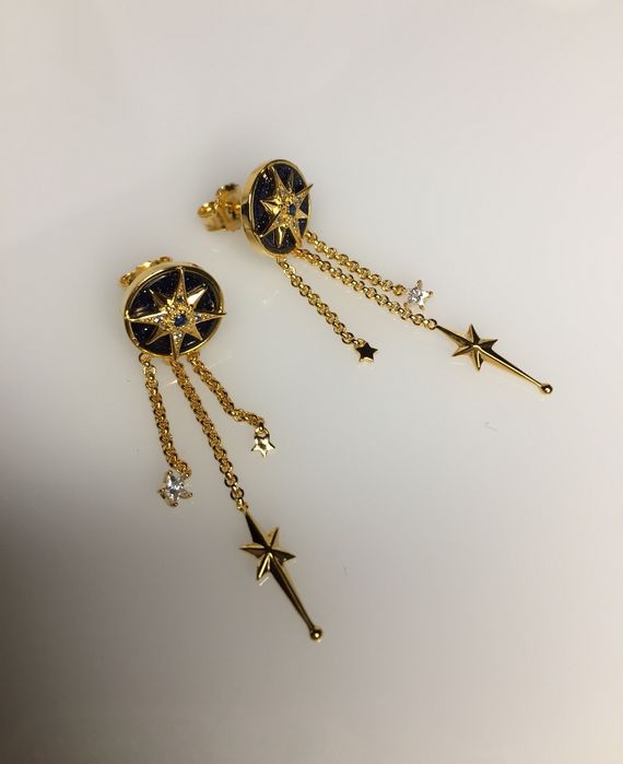 Знижка! Позолочені сережки Thomas Sabo  Роялті зірка