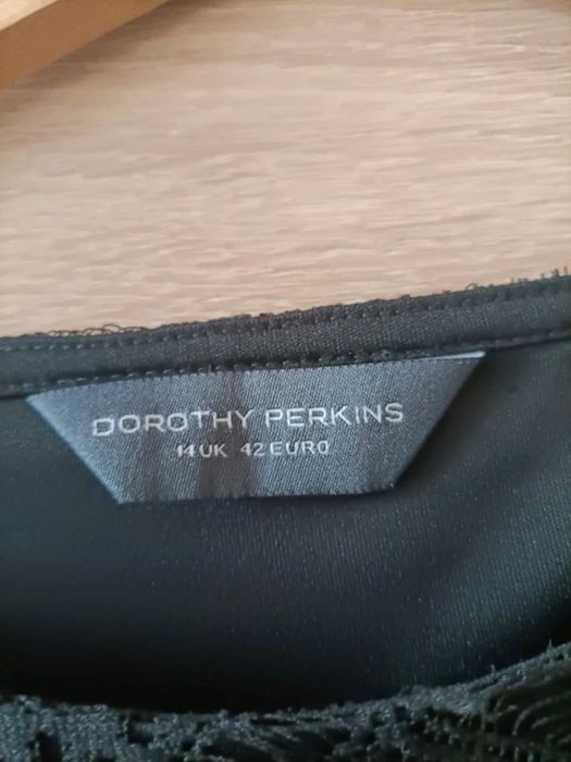 Sukienka czarna damskaz  koronka M