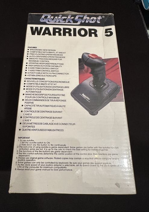Joystick Pc QuickSohot Warrior 5 (ainda selado)
