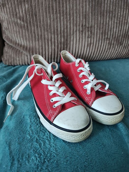 Czerwone trampki tenisówki 38