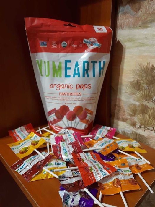 Органічні льодяники Iherb /конфеты /цукерки Iherb